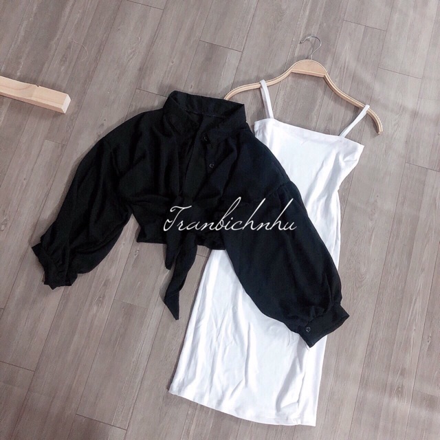 Đầm body 2 dây thun porip co dãn | BigBuy360 - bigbuy360.vn