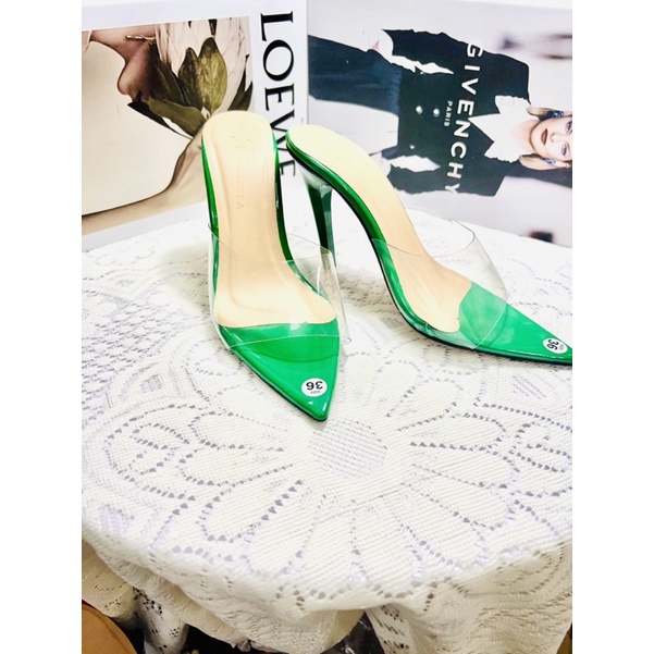 Giày guốc nhọn 9cm quai bản trong H2STORE siêu hót quanh năm cho nữ