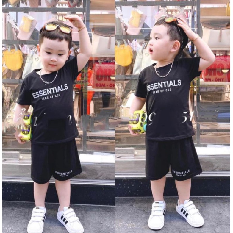 Set Bộ Cộc Tay Thể Thao ESS Vải Cotton Siêu Hot Cho Bé Trai, Bé Gái - Umee kids