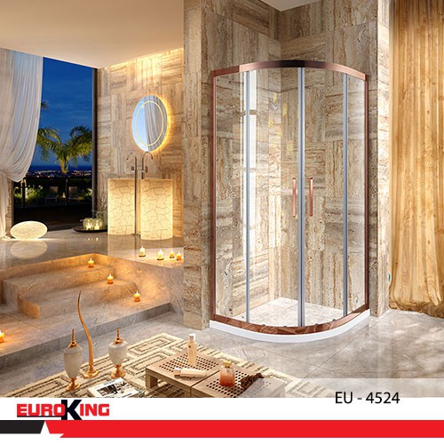 Phòng tắm kính cường lực EuroKing EU- 4524, chính hãng, nhập khẩu