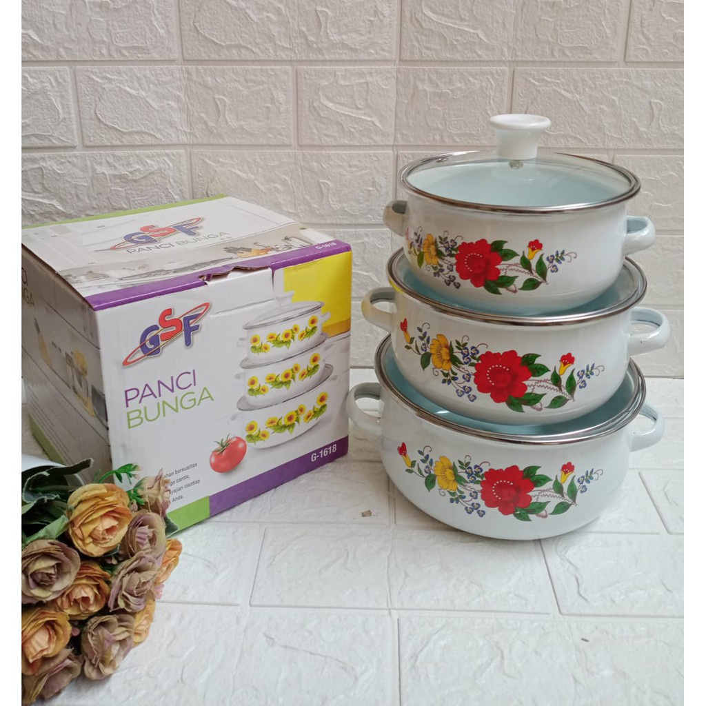 Bộ bình hoa thủy tinh GSF 1618 / 1618 / GSF