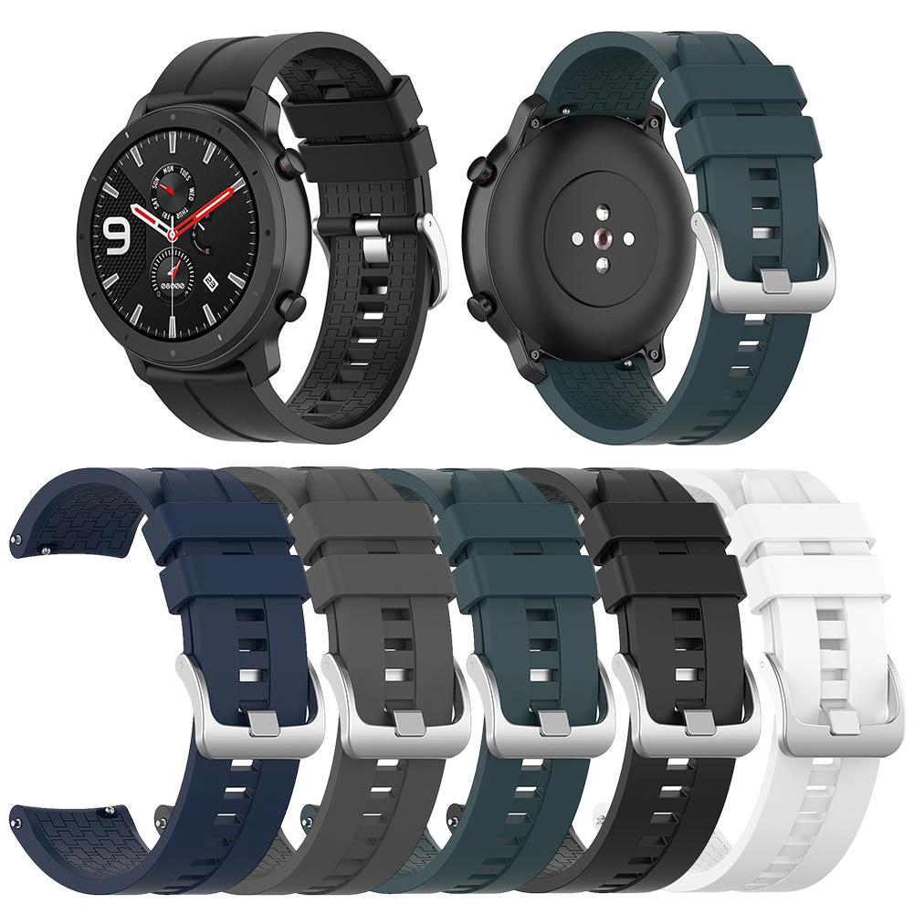 Dây Đeo Silicon 22mm Cho Đồng Hồ Thông Minh Amazfit Gtr 47mm