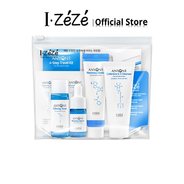Set 4 mỹ phẩm chăm sóc da Izézé Anyone tiện lợi mang đi du lịch