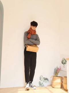 [ Ảnh Thật Cuối ] Quần kaki unisex basic pants