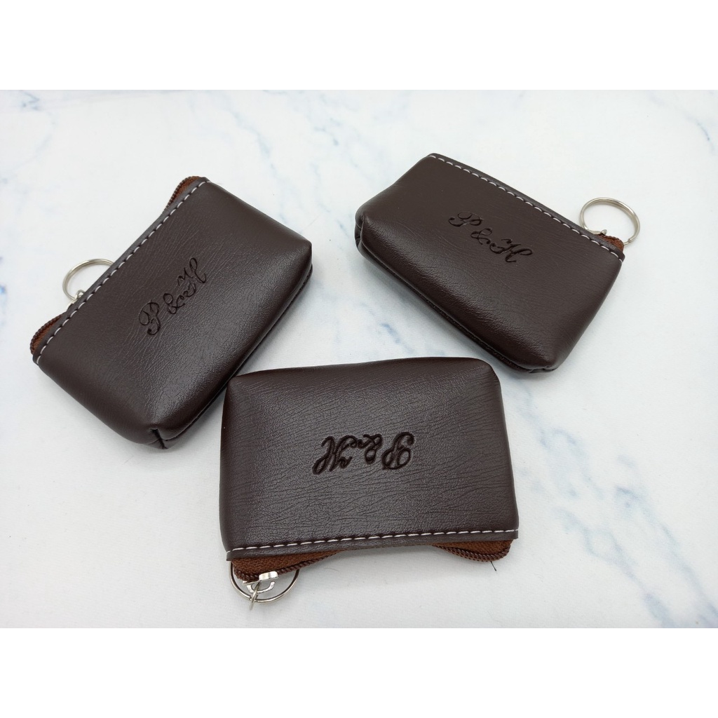 Móc đeo chìa khóa có ví da xinh xắn 2164