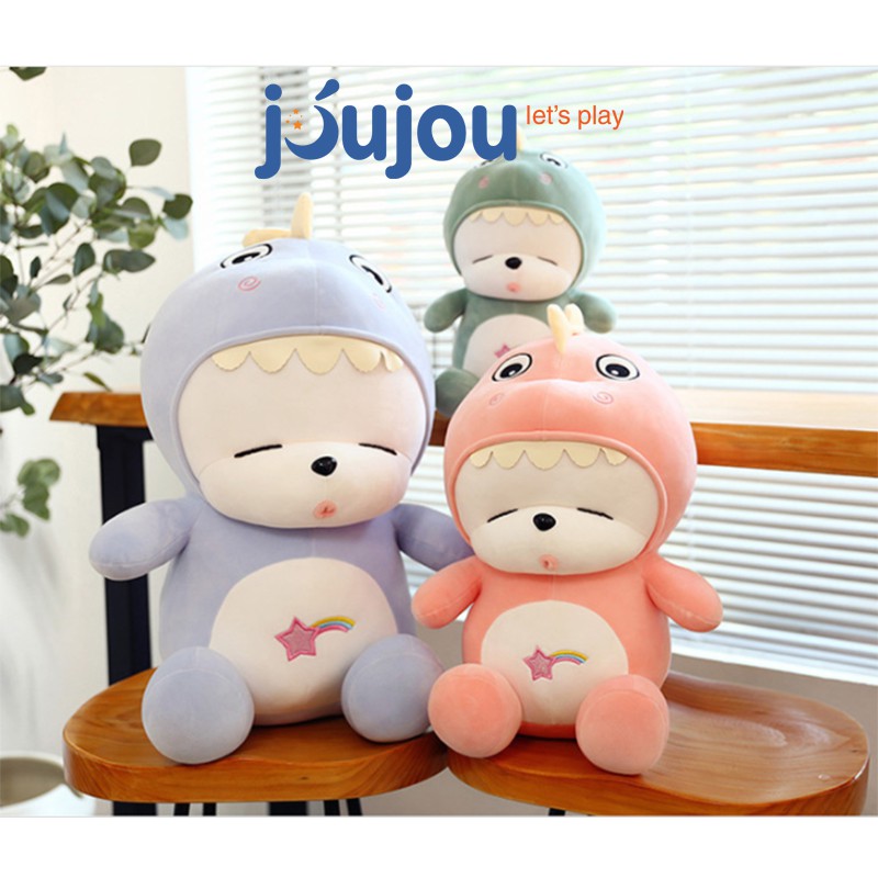 Gấu bông chó nhồi bông ngủ cute size 25-45cm cao cấp JouJou thú bông chó mềm mịn dễ thương