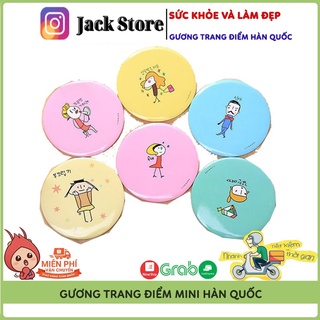Gương Trang Điểm Mini Cầm Tay Bỏ Túi Hàn Quốc Nhiều Hình Siêu Cute