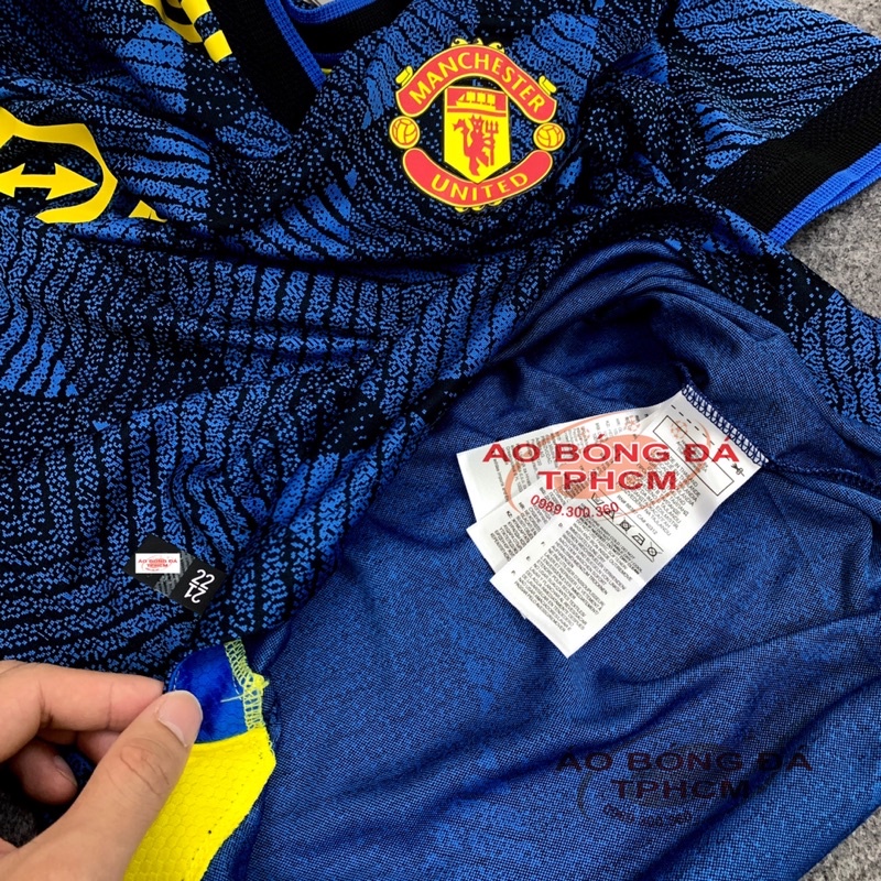MAN.UNlTED mùa 21/22 - Áo Bóng Đá bản PLAYER hàng Thái - MU màu XANH ĐEN