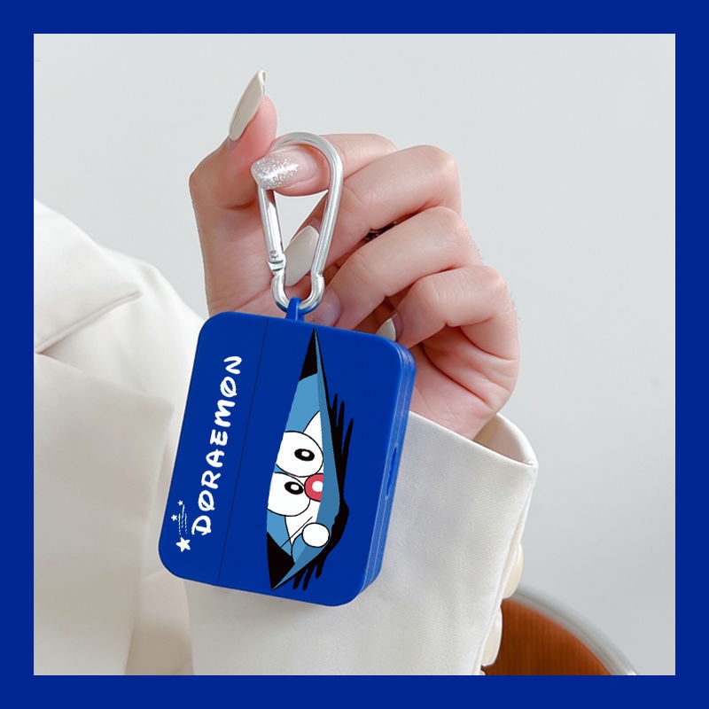 Vỏ Bảo Vệ Hộp Sạc Tai Nghe Bluetooth Bằng Silicon Hình Hoạt Hình Doremon Cho Airpods 1 / 2 Gen Airpods 2