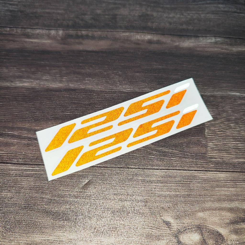 (tem chìm) CẶP TEM SỐ 125i MẪU ZIN PHẢN QUANG