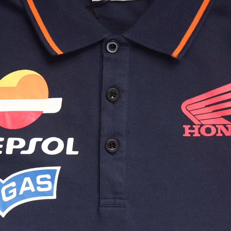Áo Thun Polo In Logo Honda Repsol Thời Trang Mùa Hè 2018