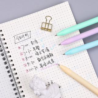 Bút mực gel dạng bấm màu macaron