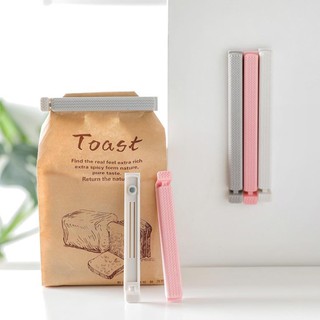 Set 2 kẹp miệng túi thực phẩm có nam châm dán note tủ lạnh