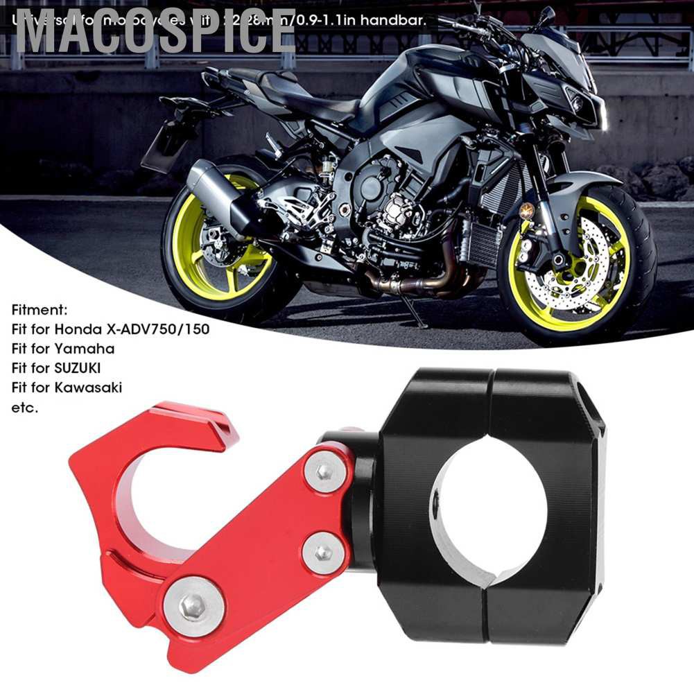 Túi Đựng Mũ Bảo Hiểm Macospice 0.9 1.1inch Gắn Ghi Đông Xe Máy Honda X Adv750 / 150