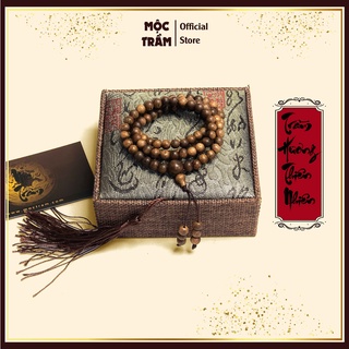 Chuỗi tràng 108 hạt trầm hương tốc việt mộc trầm - chuỗi tràng hạt phong thủy - thơm ngọt bền đẹp