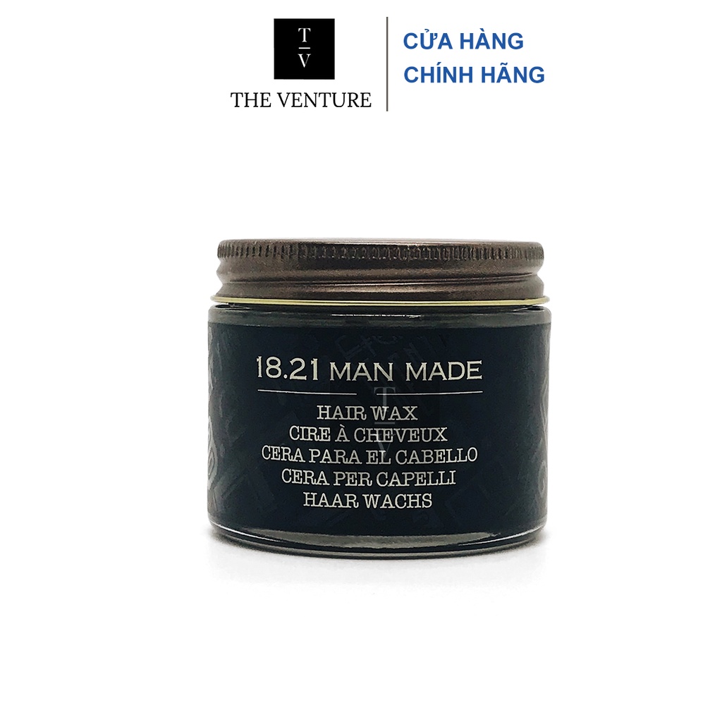 Sáp Vuốt Tóc Nam 18.21 Man Made Wax Chính Hãng 56 Gram .