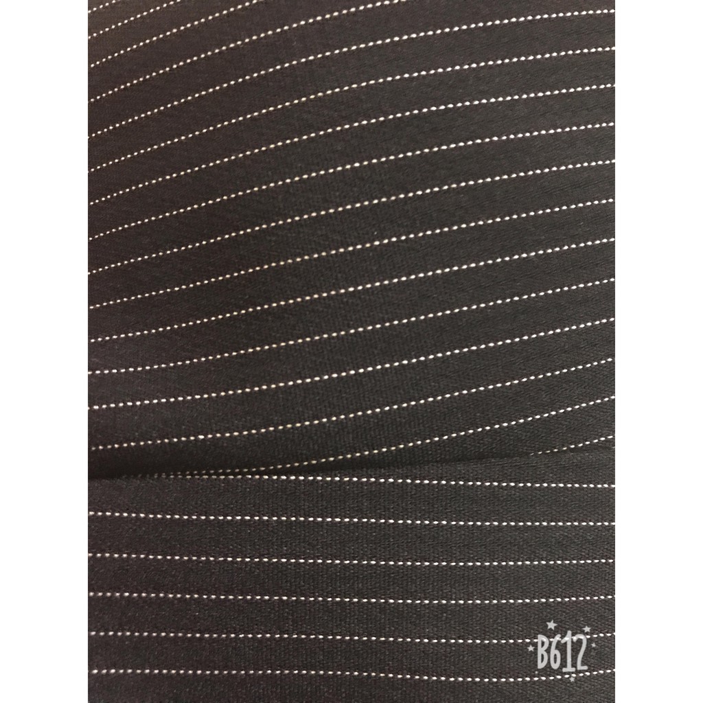 Quần âu nam đen kẻ sọc trắng | BigBuy360 - bigbuy360.vn