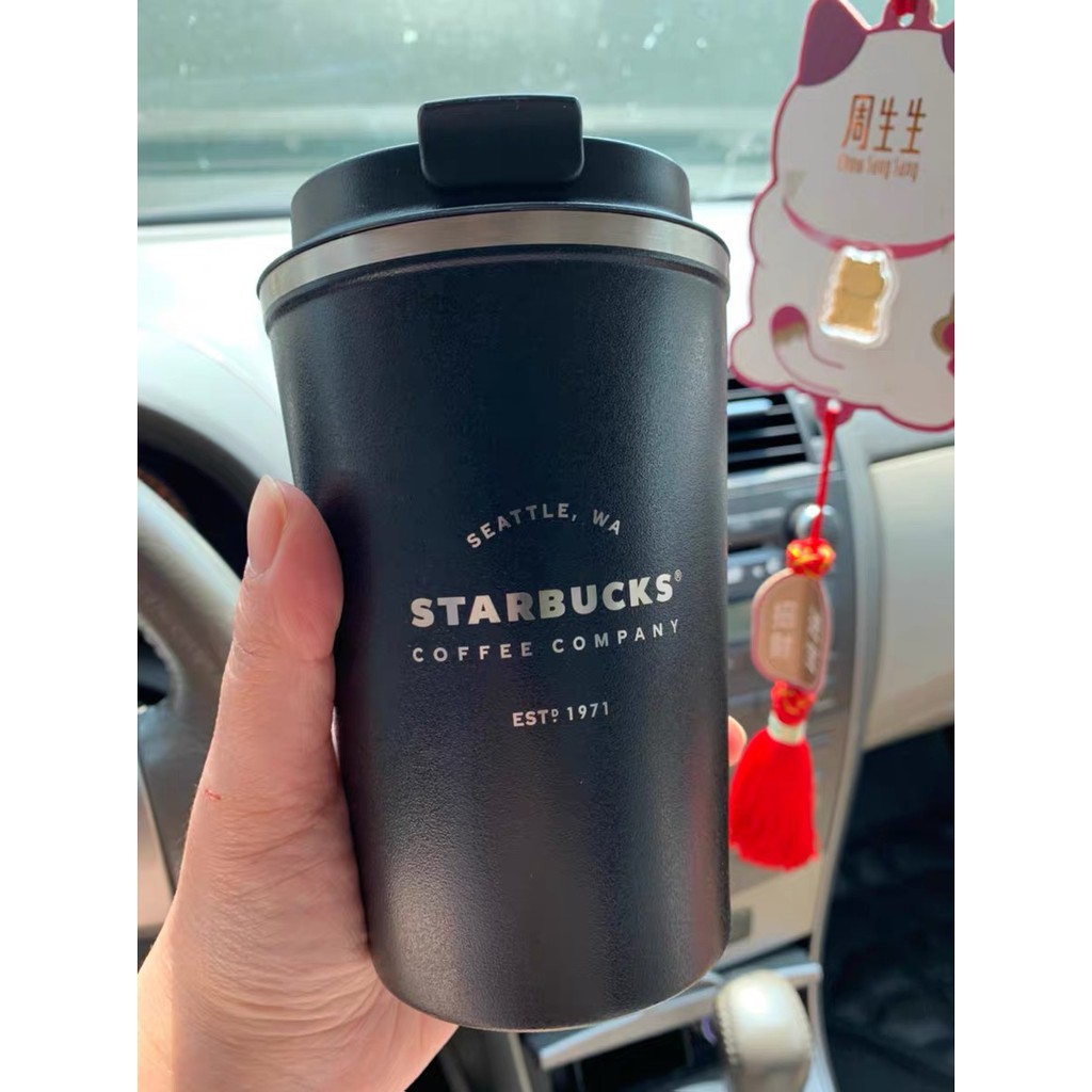 Ly cốc giữ nhiệt Starbucks uống cafe nắp bật dung tích 500ml