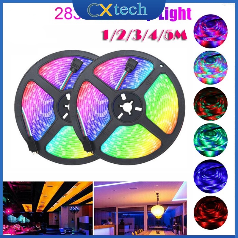 Dây đèn LED SMD2835 60 bóng LED / M RGB 3528 DC12V trang trí