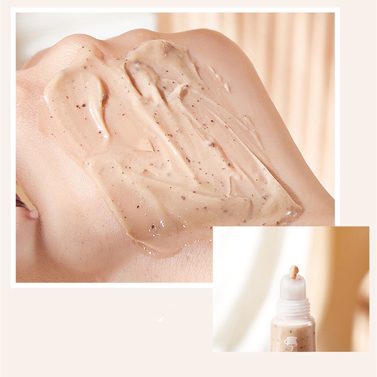 Tuýp tẩy tế bào chết da môi thành phần cà phê tiện dụng chứa thành phần cân bằng ẩm