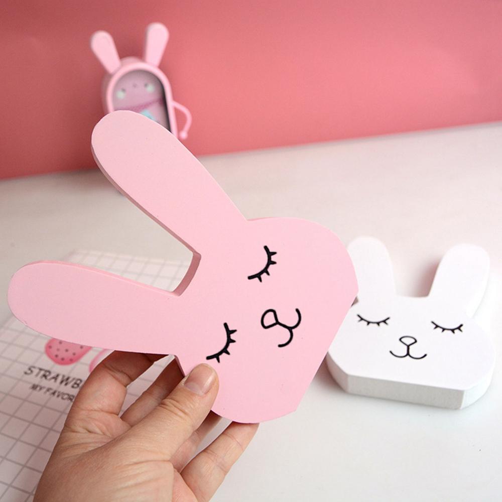 Thỏ Gỗ Handmade Dễ Thương Dùng Để Trang Trí Phòng Bé Gái