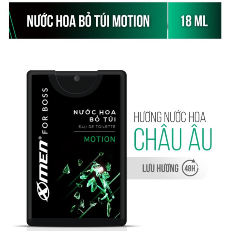 Nước hoa bỏ túi Xmen for Boss Motion 18ml - NPP LỘC PHÁT