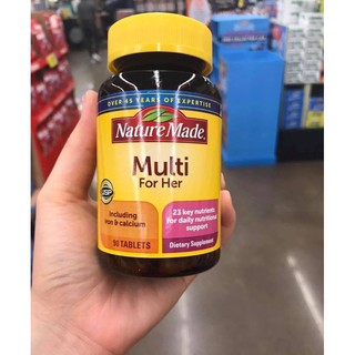 Vitamin tổng hợp cho nữ Nature Made Multi For Her 60 viên