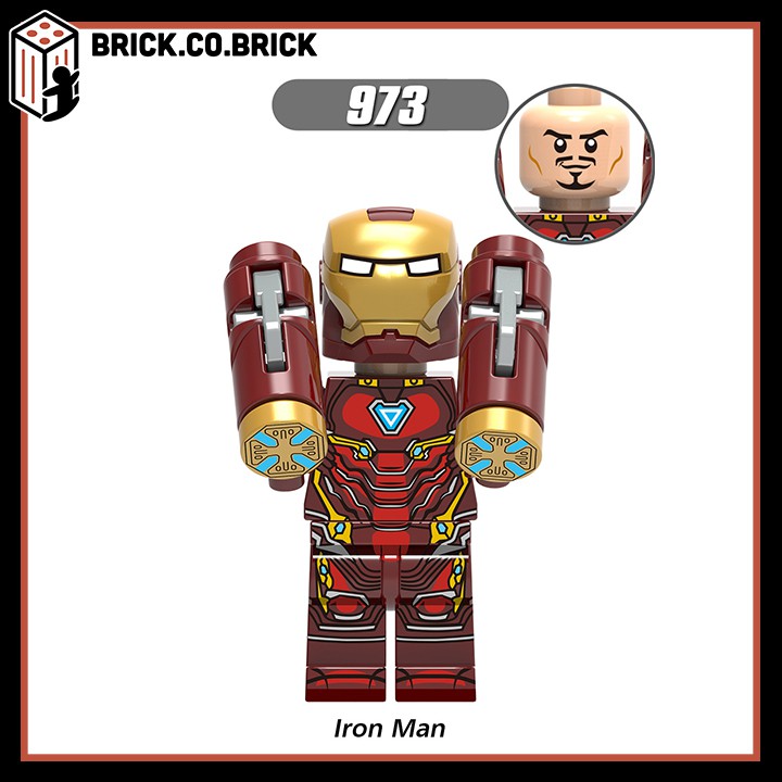 Đồ Chơi Lắp Ráp Avengers Infinity War Mô hình Minifigure Biệt đội báo thù Xếp hình Siêu Anh Hùng Red Skull X0221