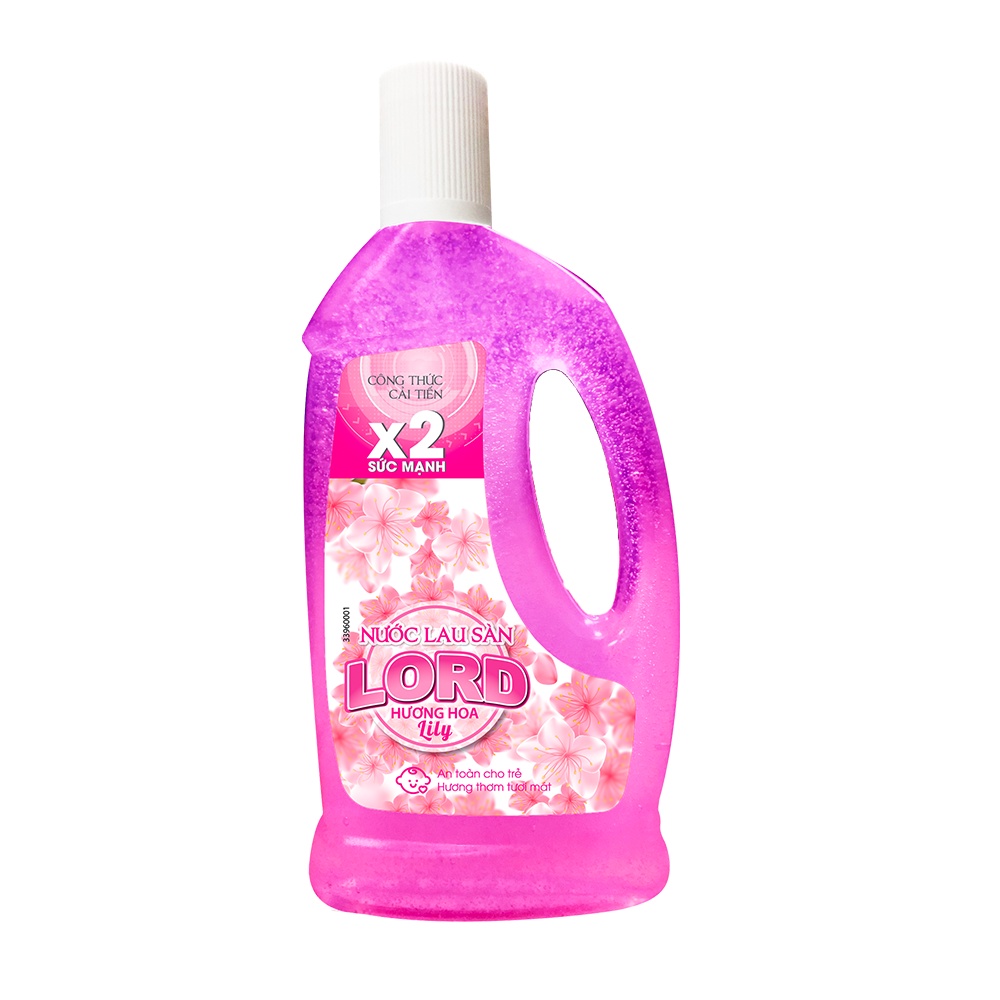 Nước lau sàn Lord 980g - Hoa Lily