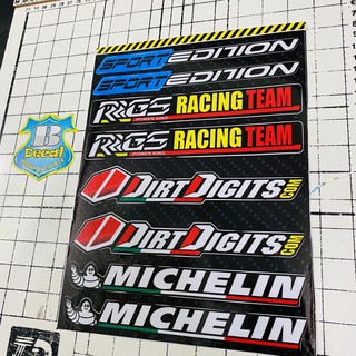 Tem LOGO STICKER phuộc michelin