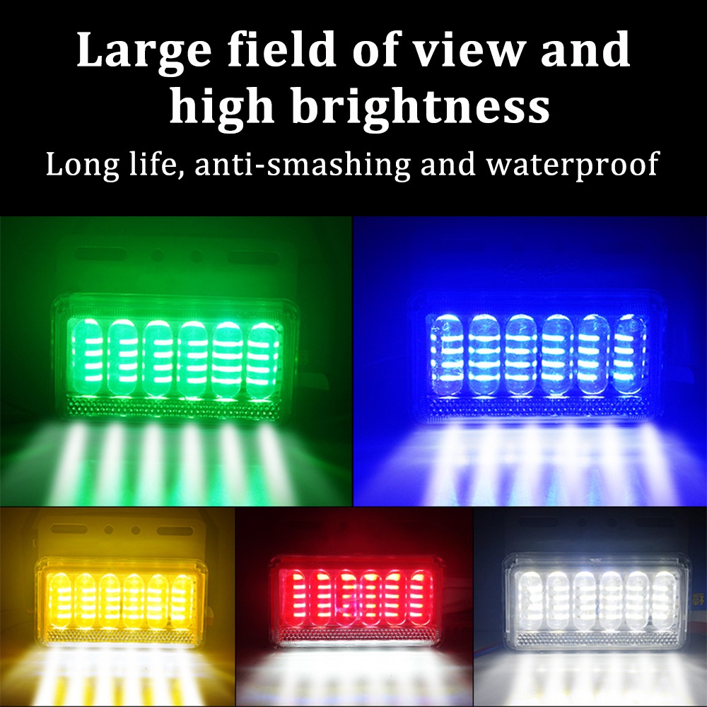 1 Đèn Tín Hiệu Đuôi Xe Tải 12V/24V 6 Bóng Led