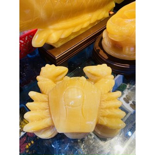 Tượng cua đá ngọc hoàng long phong thuỷ 15cm