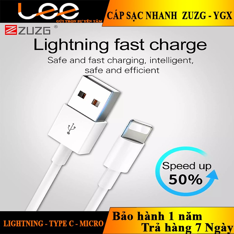 CÁP SẠC NHANH 5A  ZUZG - YGX CHÍNH HÃNG