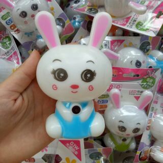 Đèn ngủ thỏ cảm ứng thông minh