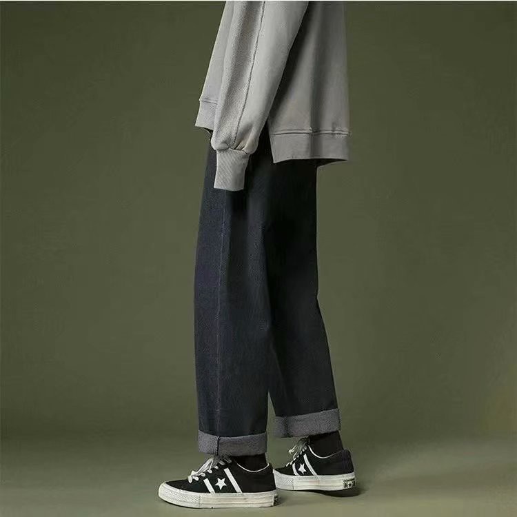 Quần Jeans Baggy Dáng Rộng Thời Trang Cho Nam