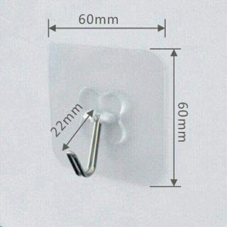 Móc dính tường - Combo 10 móc dính siêu chắc
