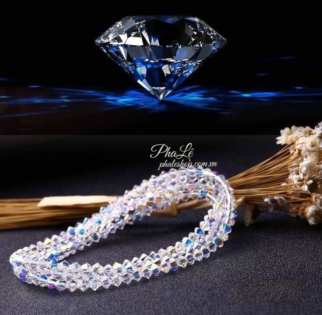 Vòng Tay Pha Lê 5 Vòng Xinh Xắn Được Thiết Kế Từ Pha Lê Swarovski