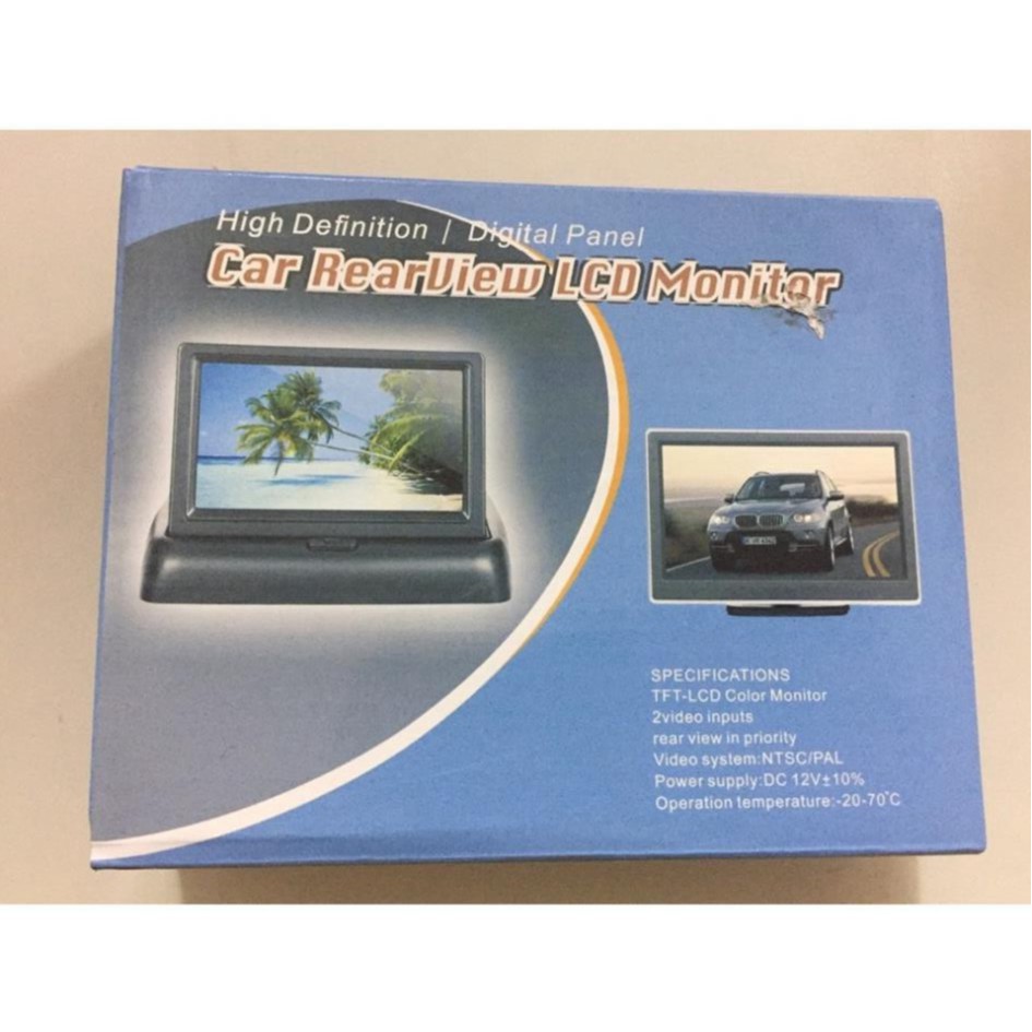 Màn Hình LCD 4.3 Inchs Loại Đứng Gắn Taplo Hoặc Test Camera 12v/24v | BigBuy360 - bigbuy360.vn