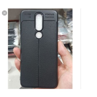 Ốp lưng auto Focus Nokia X5 giả da cao cấp