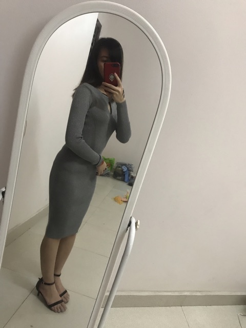 Đầm len nhũ body khoét ngực | BigBuy360 - bigbuy360.vn