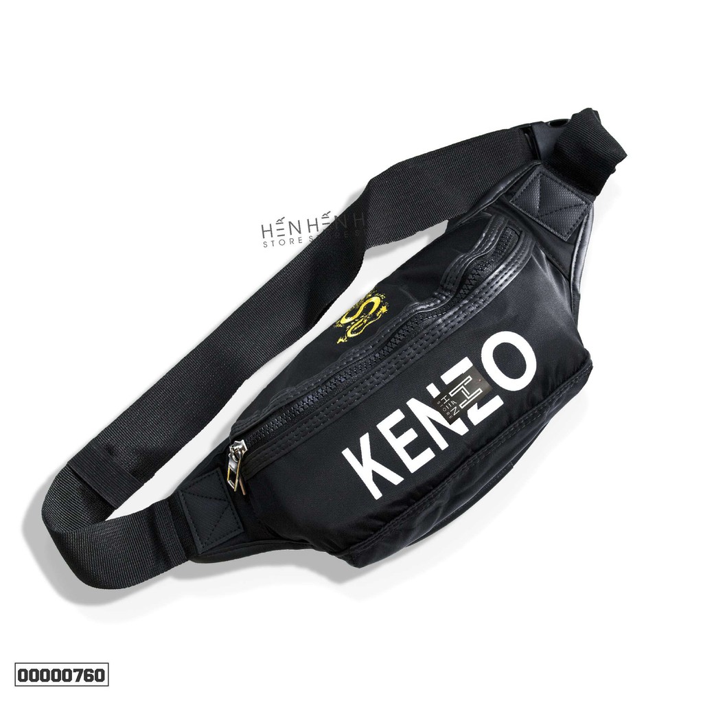 [HẾN STORE MENSWEAR] Túi đeo chéo đen Ken.Zo dragon - 00000760