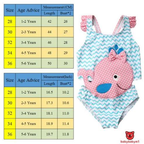 Bộ đồ bơi sát nách vải polyester trang trí hình cá voi dễ thương cho bé gái 👙