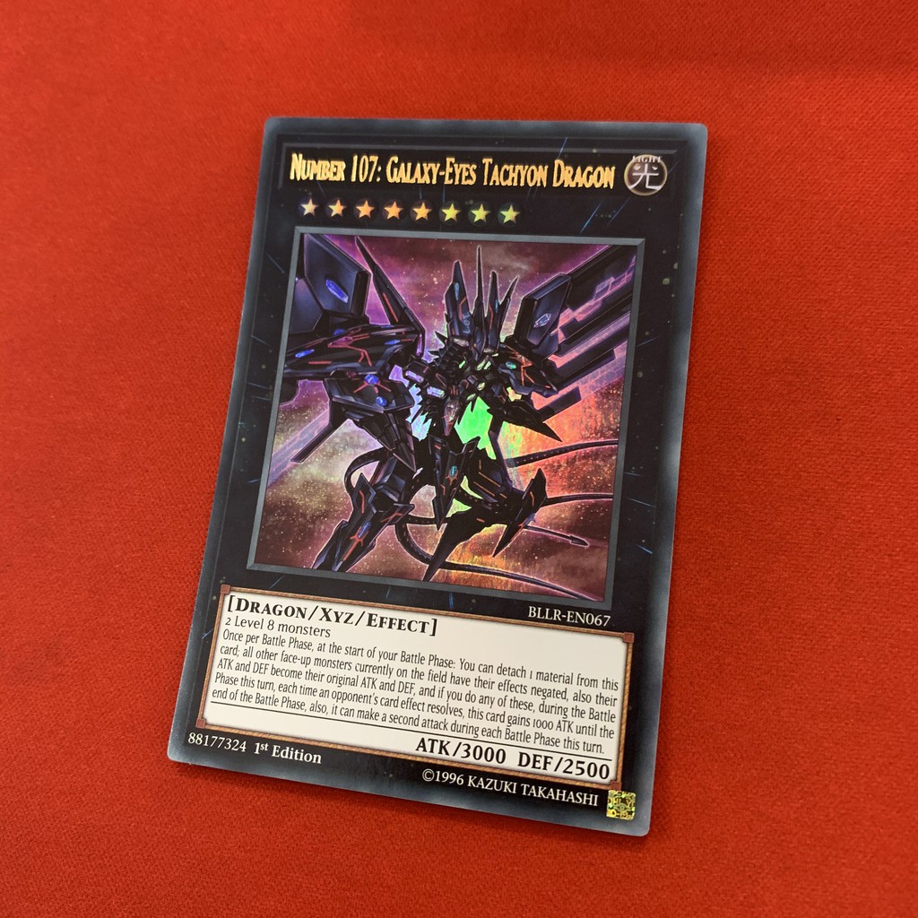 EN]Thẻ Bài Yugioh Chính Hãng] Number 107: Galaxy-Eyes Tachyon Dragon
