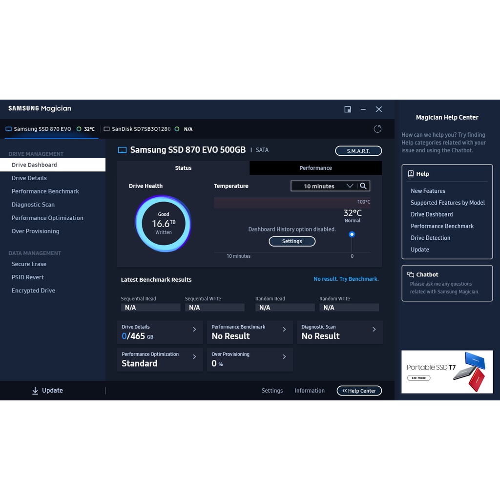 Ổ Cứng SSD Samsung 870 EVO 500GB - Hàng qua sử dụng mới 99% còn bảo hành hãng dài | BigBuy360 - bigbuy360.vn