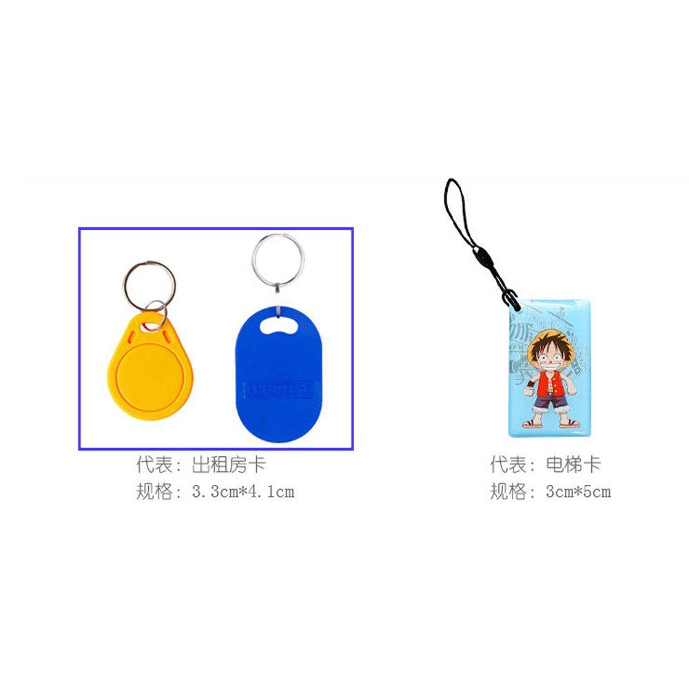 LANFY Ví Đựng Thẻ Truy Cập / Chìa Khóa Xe Hơi Bằng Da Họa Tiết Hoạt Hình Kèm Dây Đeo Tiện Dụng Cho Bé Giá Đỡ