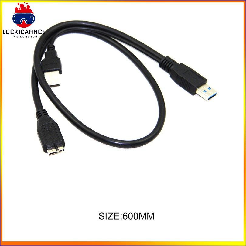 Dây Cáp Dữ Liệu Usb 3.0 0.6m Cho Ổ Cứng Di Động | BigBuy360 - bigbuy360.vn