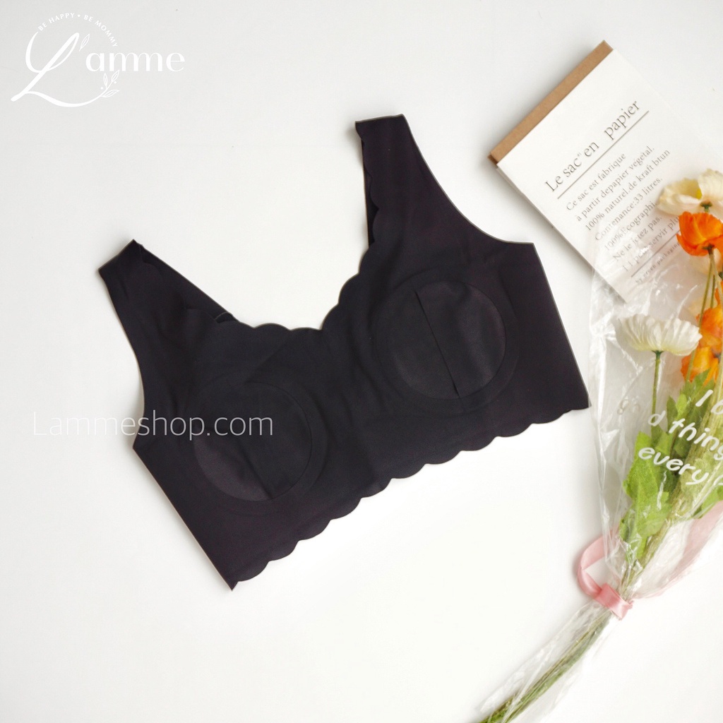 Áo hút sữa chất liệu su đúc cao cấp mềm nhẹ, định hình ngực tốt chống chảy xệ, thoáng khí by LAMME