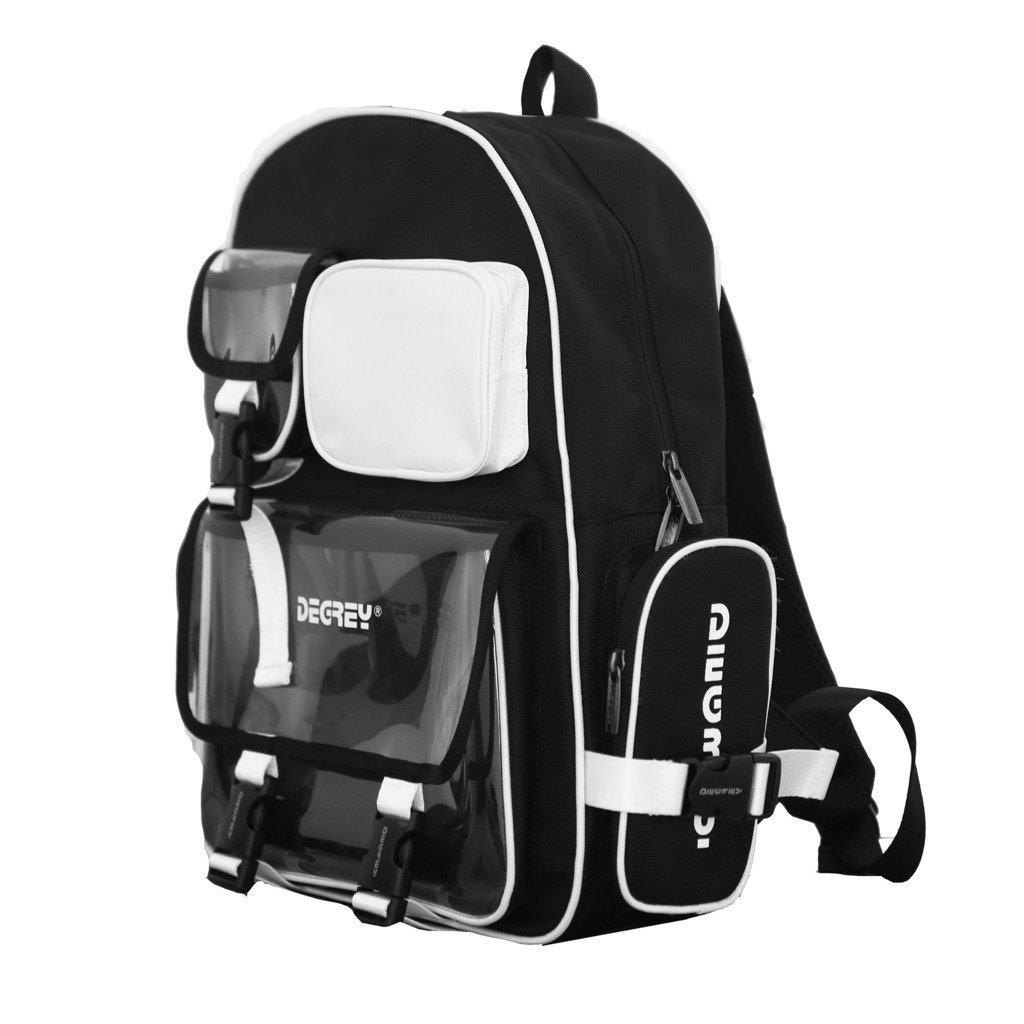 [Mã SKAMA8 giảm 8% đơn 300K] Basic Backpack Degrey Trắng - BBD Trắng