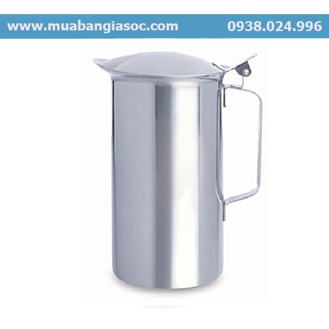 Bình nước Zebra cao cấp 1.9L-11cm-115012. Inox 304 an toàn cho sức khỏe