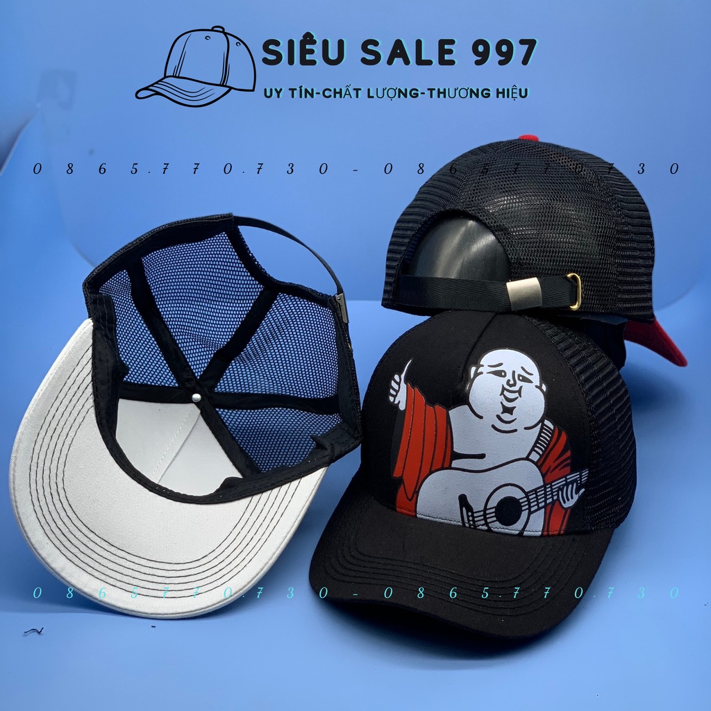 NÓN KẾT ÔNG ĐỊA 3 MÀU PHỐI LƯỚI SIÊU ĐẸP ĐỘI LÀ MAY MẮN